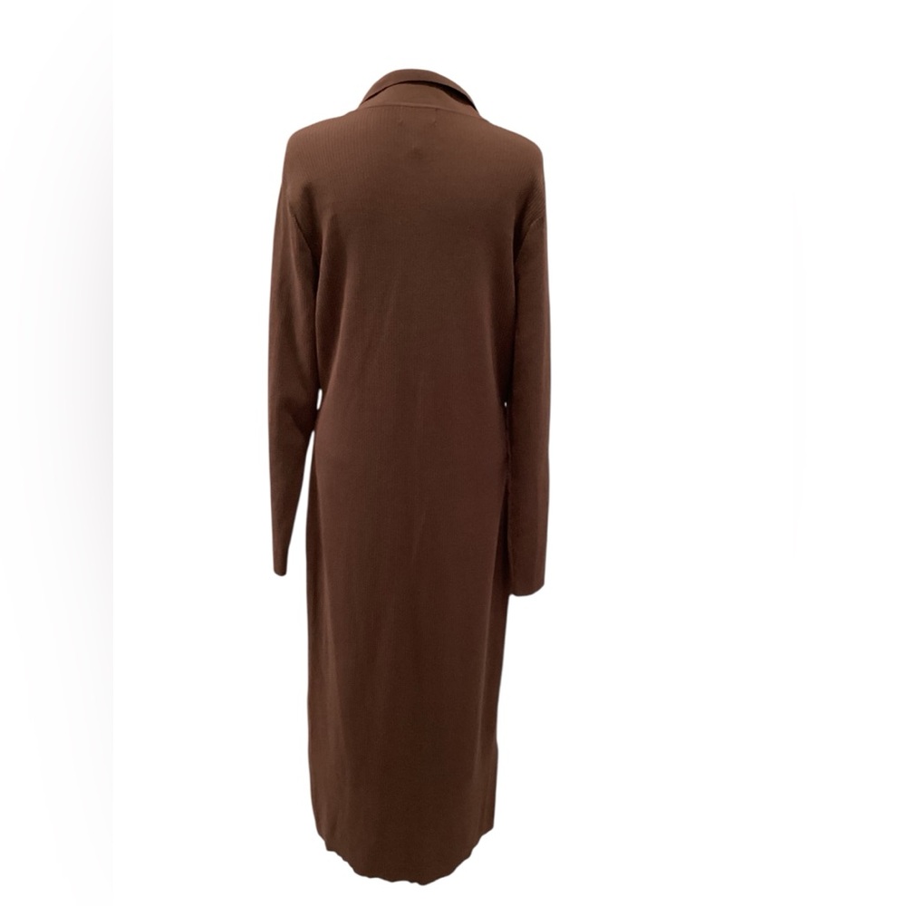 The Drop Ribbed Button Down Dress - Picture 5 of 9